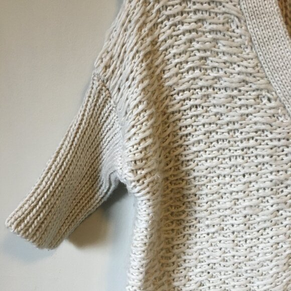 Lovestitch Cottagecore Chunky Loose Knit Wool Blend Cardigan Sweater - Picture 5 of 16